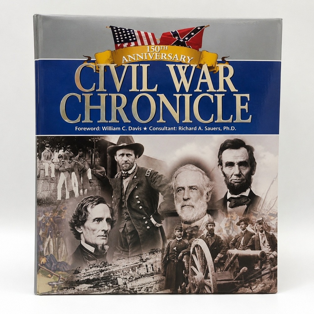 Civil War Chronicle 150th Anniversary Book Hardcover Blue History Excellent
